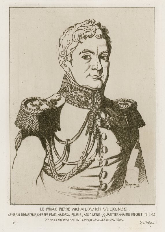 Pierre Michailowich Wolkonski herceg alkotó: Raphael Jacquemin