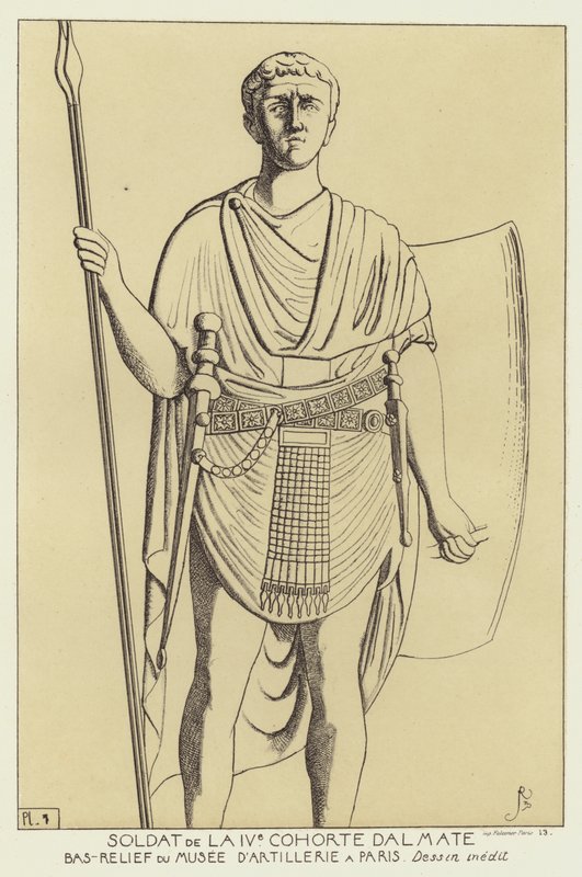 A IV. kohorsz katonája alkotó: Raphael Jacquemin