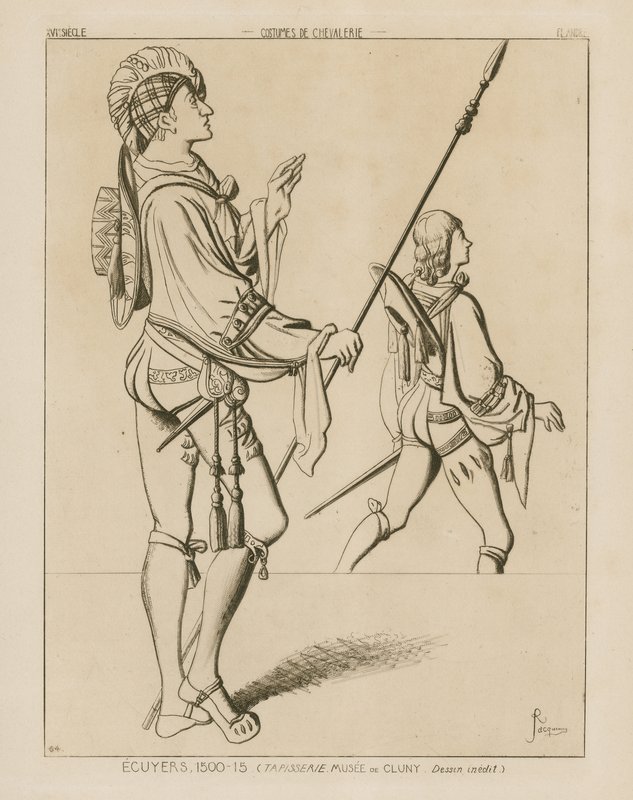 Squires, 1500-1515 alkotó: Raphael Jacquemin