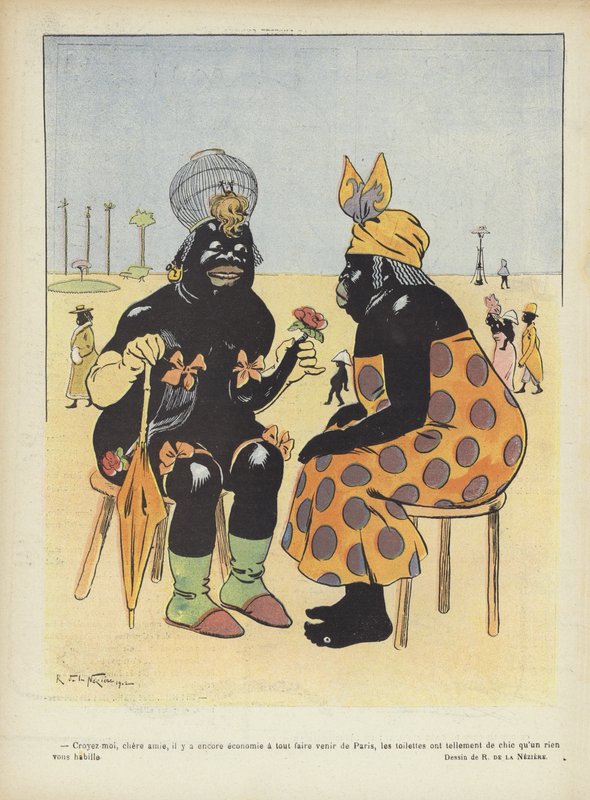A Le Rire illusztrációja (színes litográfia) alkotó: Raymond de la Neziere