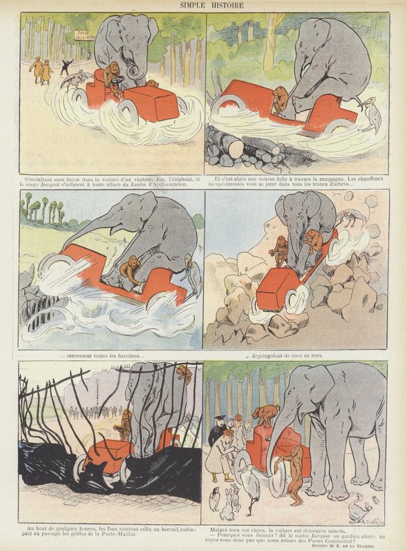 A Le Rire illusztrációja (színes litográfia) alkotó: Raymond de la Neziere
