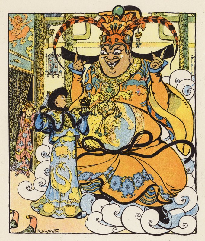 Les Mille et Une Nuits / Ezeregy éjszaka (színes litográfia) alkotó: Raymond de la Neziere