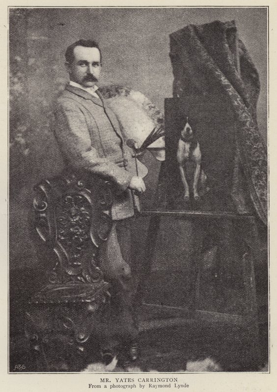 James Yates Carrington, angol művész (f/w fotó) alkotó: Raymonde Lynde