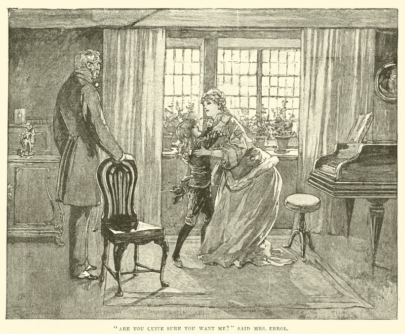 Illusztráció a kis Lord Fauntleroy számára alkotó: Reginald Bathurst Birch
