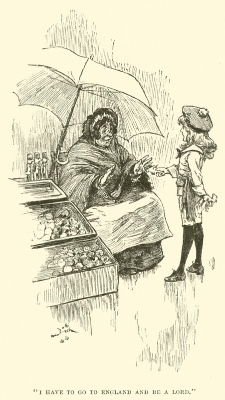 Illusztráció a kis Lord Fauntleroy számára alkotó: Reginald Bathurst Birch