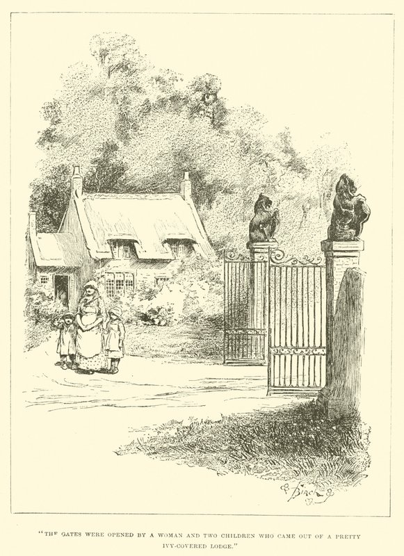 Illusztráció a kis Lord Fauntleroy számára alkotó: Reginald Bathurst Birch