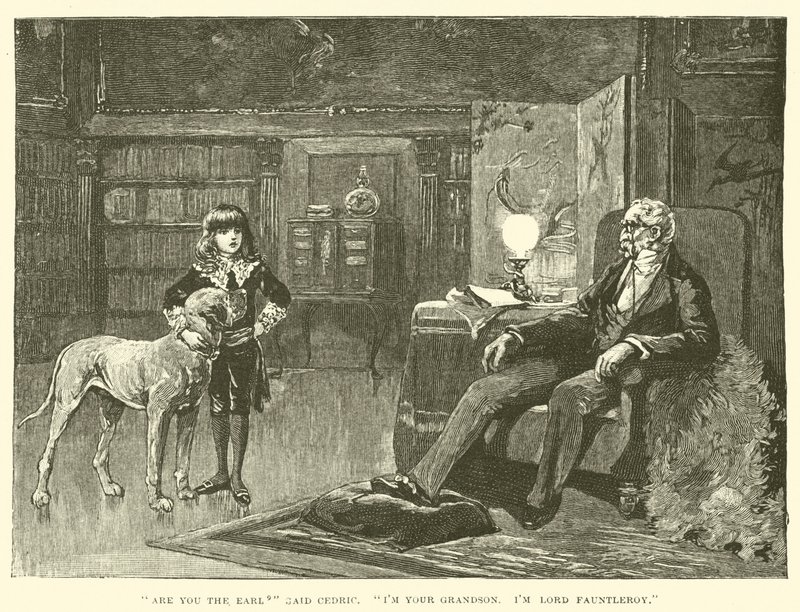 Illusztráció a kis Lord Fauntleroy számára alkotó: Reginald Bathurst Birch