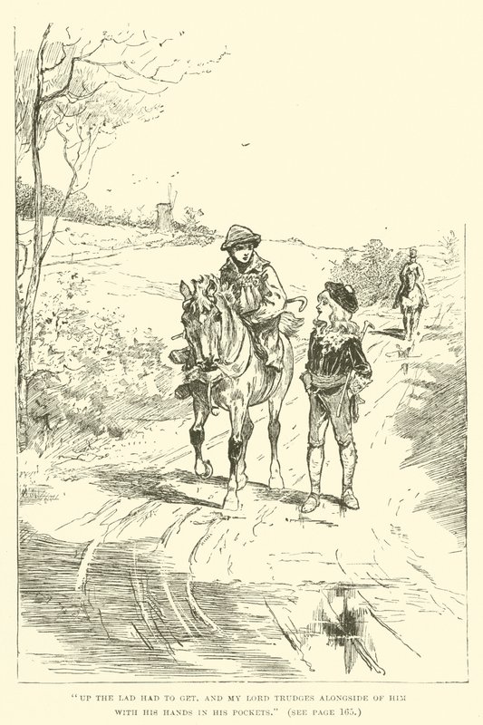 Illusztráció a kis Lord Fauntleroy számára alkotó: Reginald Bathurst Birch