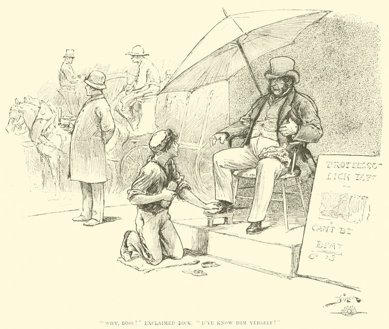 Illusztráció a kis Lord Fauntleroy számára alkotó: Reginald Bathurst Birch