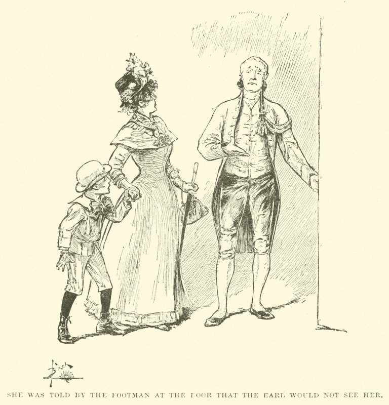 Illusztráció a kis Lord Fauntleroy számára alkotó: Reginald Bathurst Birch