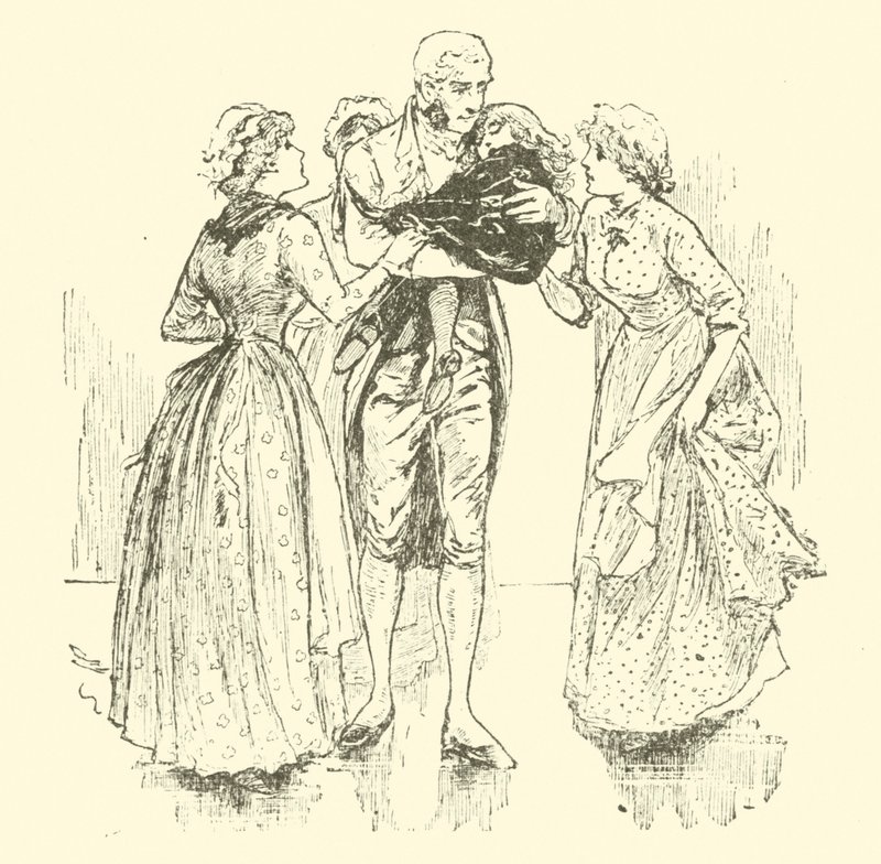 Illusztráció a kis Lord Fauntleroy számára alkotó: Reginald Bathurst Birch