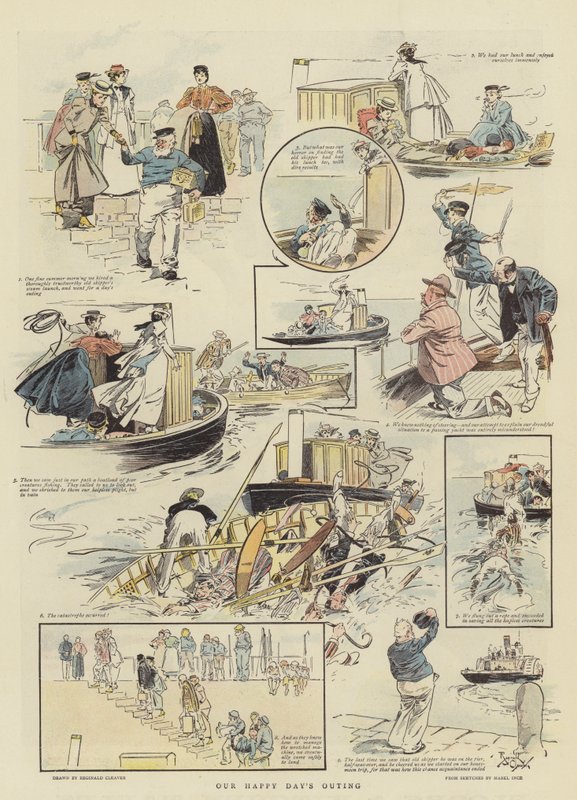A mi Happy Day kirándulásunk (chromolitho) alkotó: Reginald Thomas Cleaver