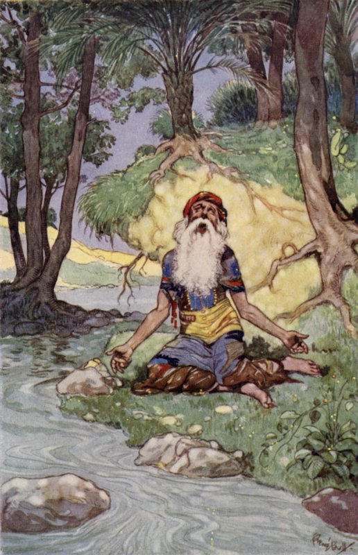 A tenger öregje (színes litó) alkotó: René Bull