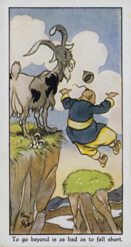 Túllépni ugyanolyan rossz, mint alulmaradni (színes litó) alkotó: René Bull