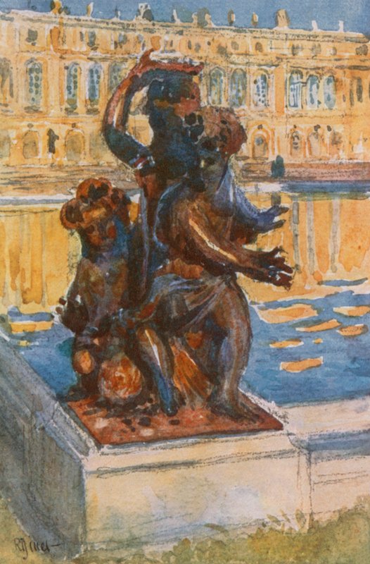 Bronz csoport a Parterre d