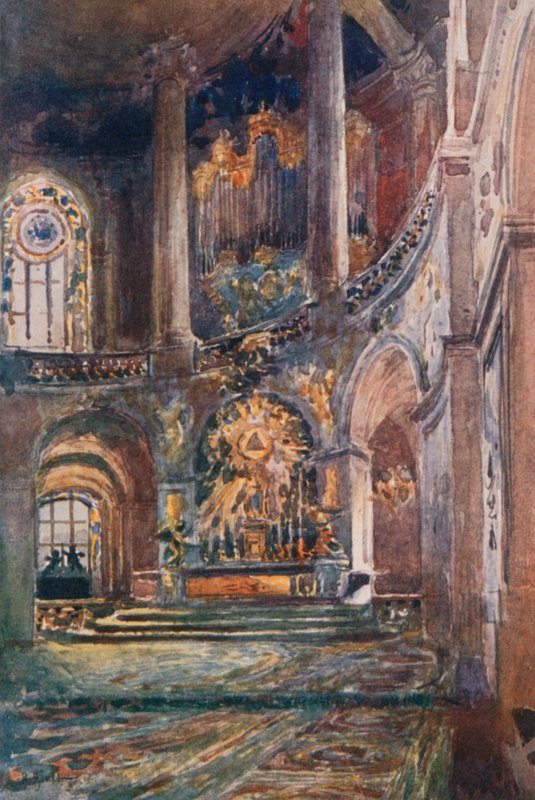Kápolna kórusa, Versailles alkotó: Rene Binet