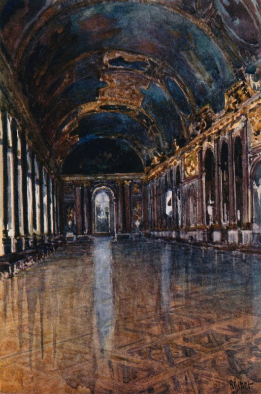 Grand Gallery vagy Galerie des Glaces, Versailles alkotó: Rene Binet