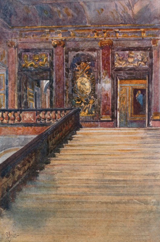 Márványlépcső, Versailles alkotó: Rene Binet