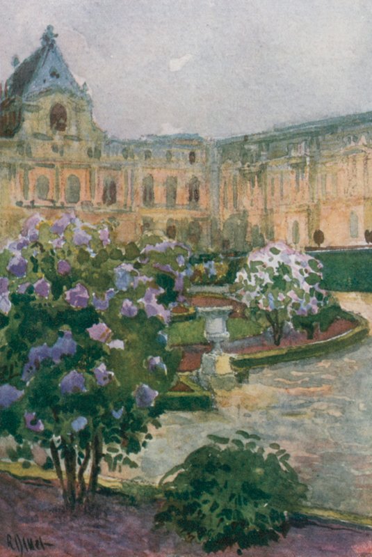 Északi Parterre és kápolna, Versailles alkotó: Rene Binet