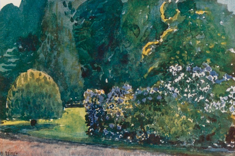Kis Trianon, Virágoskert, Versailles alkotó: Rene Binet