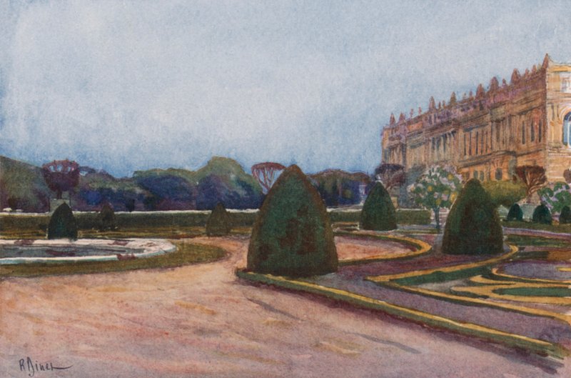 Déli parterre, Versailles alkotó: Rene Binet
