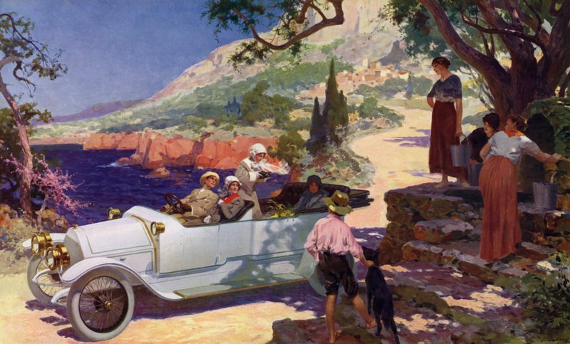 A Cote d?Azur bejárása autóval alkotó: Rene Lelong