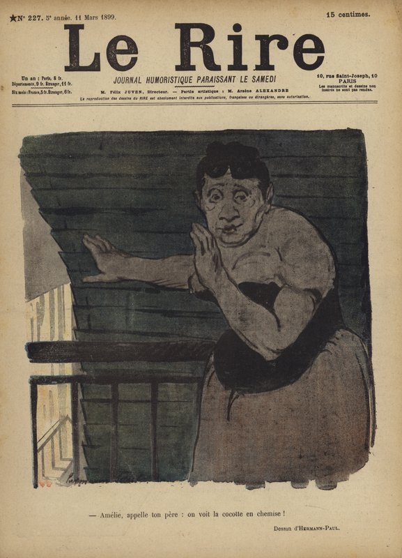 Illusztráció Le Rire alkotó: Rene George Hermann Paul