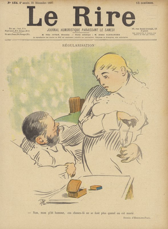 Illusztráció Le Rire alkotó: Rene George Hermann Paul