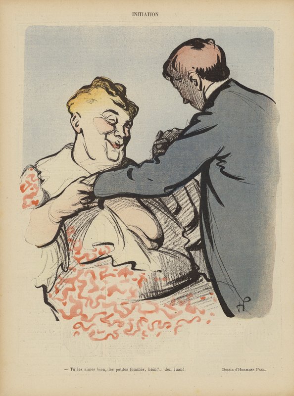 Illusztráció Le Rire alkotó: Rene George Hermann Paul