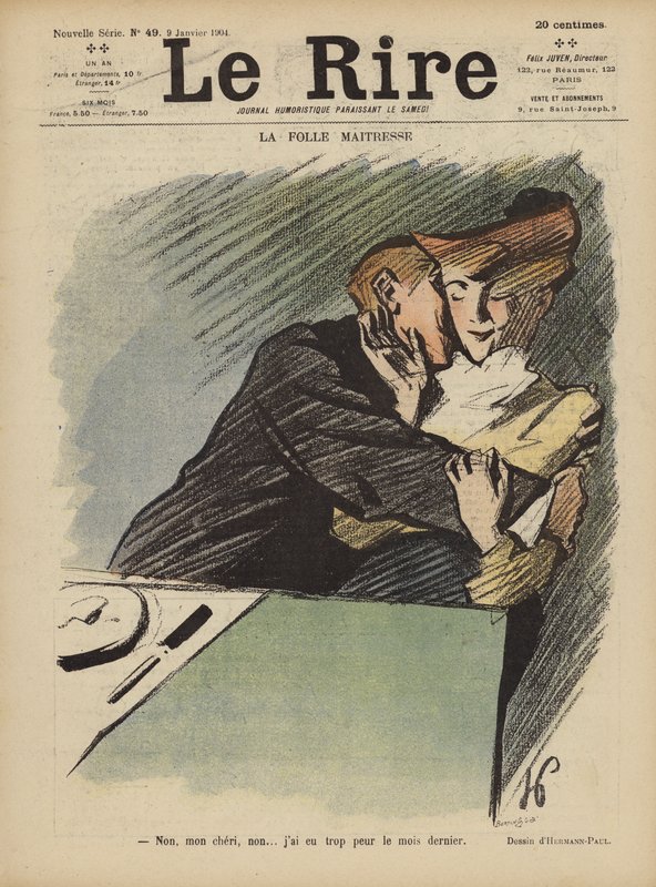 Illusztráció Le Rire alkotó: Rene George Hermann Paul