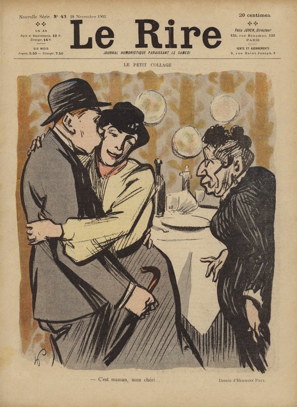 Illusztráció Le Rire alkotó: Rene George Hermann Paul