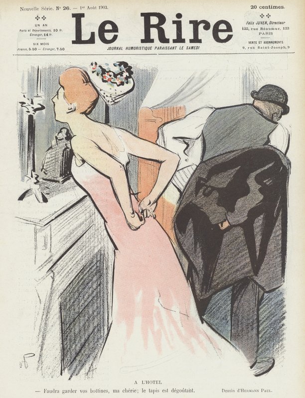 Illusztráció Le Rire alkotó: Rene George Hermann Paul