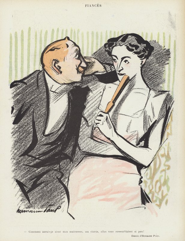 Illusztráció Le Rire alkotó: Rene George Hermann Paul