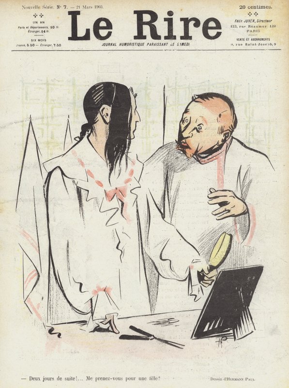 Illusztráció Le Rire alkotó: Rene George Hermann Paul