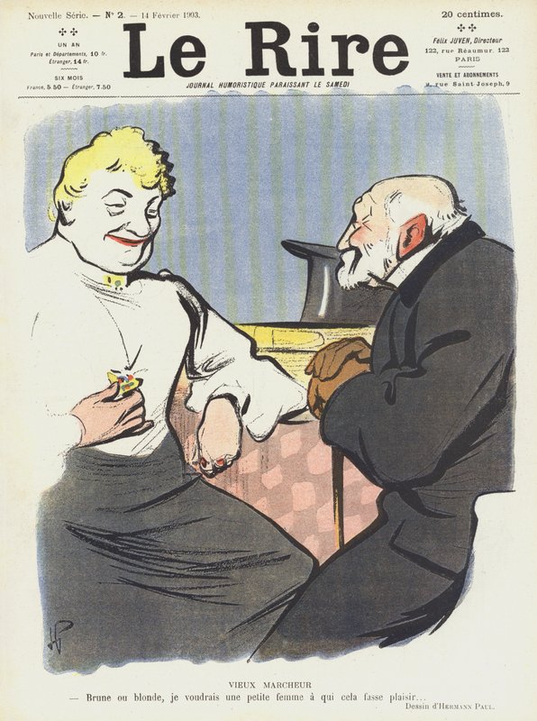 Illusztráció Le Rire alkotó: Rene George Hermann Paul