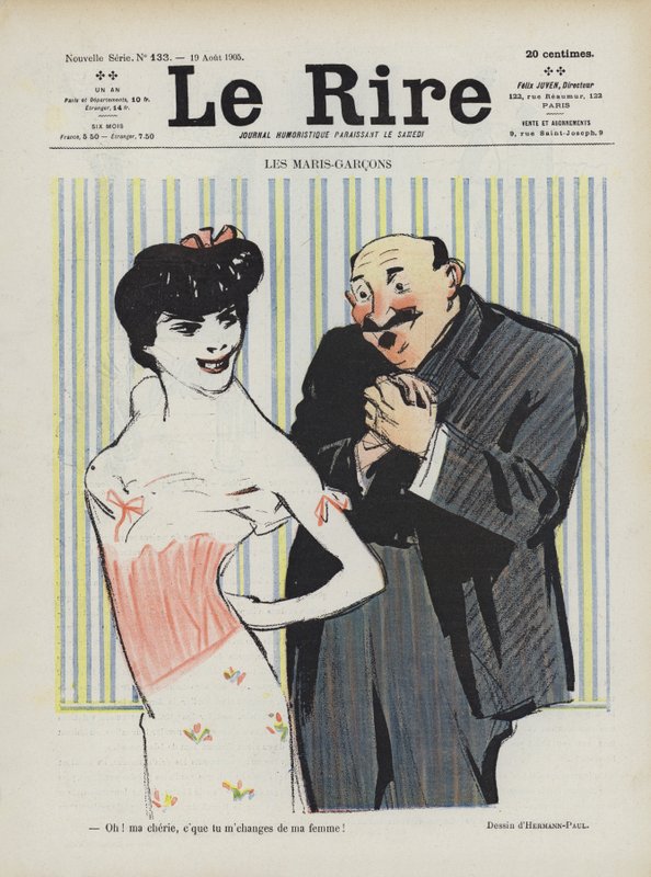Illusztráció Le Rire alkotó: Rene George Hermann Paul