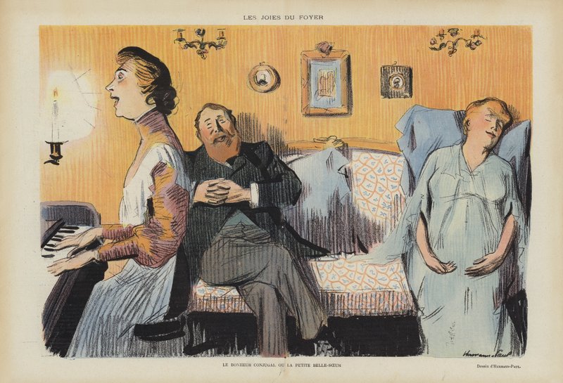 Illusztráció Le Rire alkotó: Rene George Hermann Paul