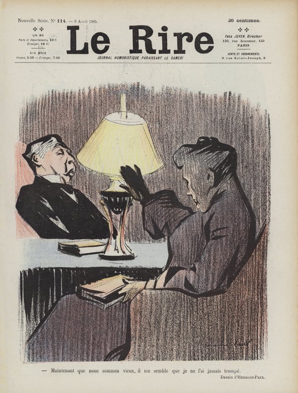 Illusztráció Le Rire alkotó: Rene George Hermann Paul