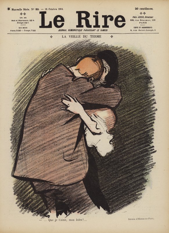 Illusztráció Le Rire alkotó: Rene George Hermann Paul