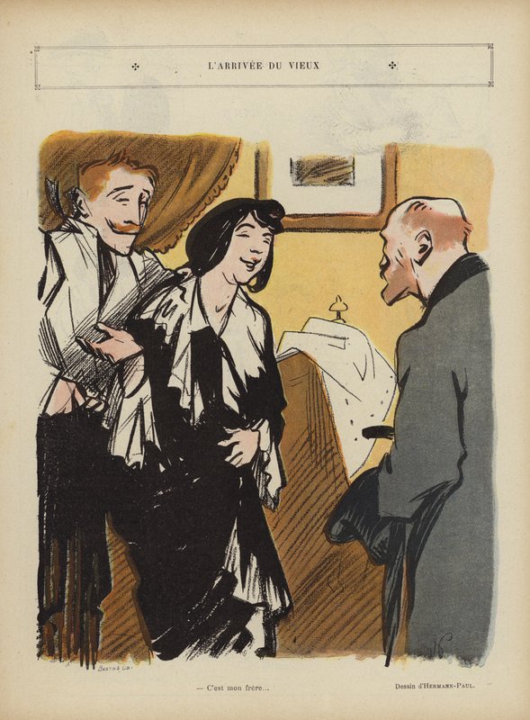 Illusztráció Le Rire alkotó: Rene George Hermann Paul