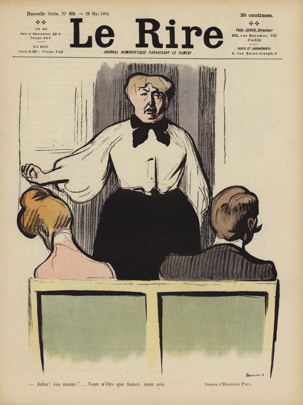 Illusztráció Le Rire alkotó: Rene George Hermann Paul