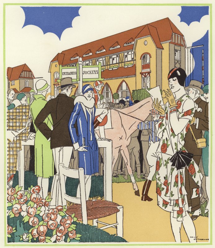 A Le Touquet-i lovaskiállításon és versenyeken alkotó: Rene Vincent