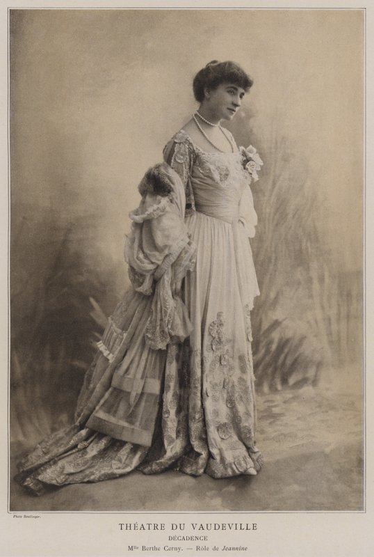 Berthe Cerny, mint Jeannine a Dekadenciában alkotó: Reutlinger Studio