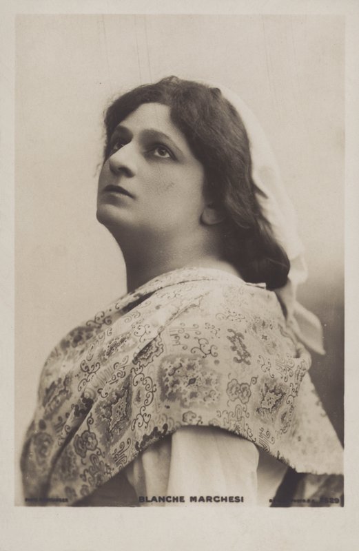Blanche Marchesi, francia mezzoszoprán. alkotó: Reutlinger Studio