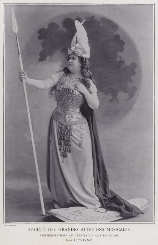 Felia Litvinne, orosz operaénekesnő alkotó: Reutlinger Studio