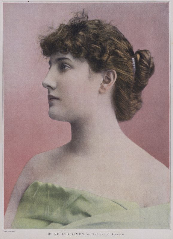 Nelly Cormon, francia színésznő (színes fotó) alkotó: Reutlinger Studio