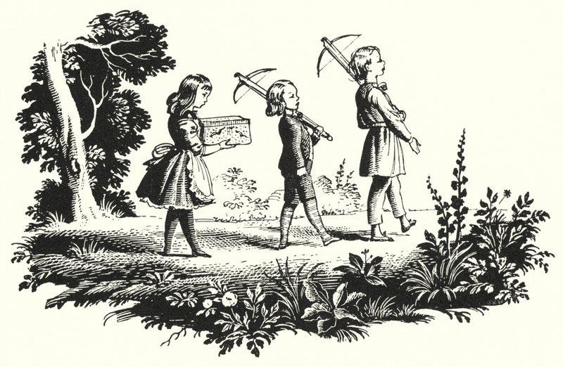 Hans Christian Andersen: Kis Ida virágai (litho) alkotó: Rex (after) Whistler