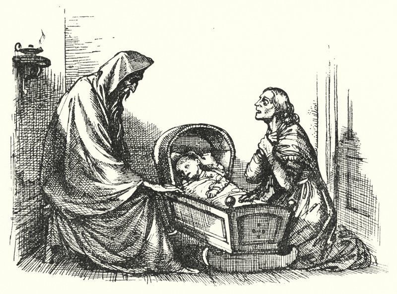 Hans Christian Andersen: Egy anya története (litho) alkotó: Rex (after) Whistler