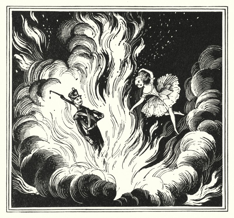 Hans Christian Andersen: Az állandó ónkatona (litho) alkotó: Rex (after) Whistler