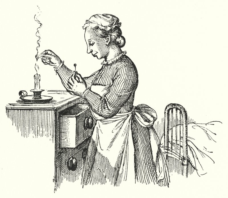 Hans Christian Andersen: The Darning-Needle (litho) alkotó: Rex (after) Whistler
